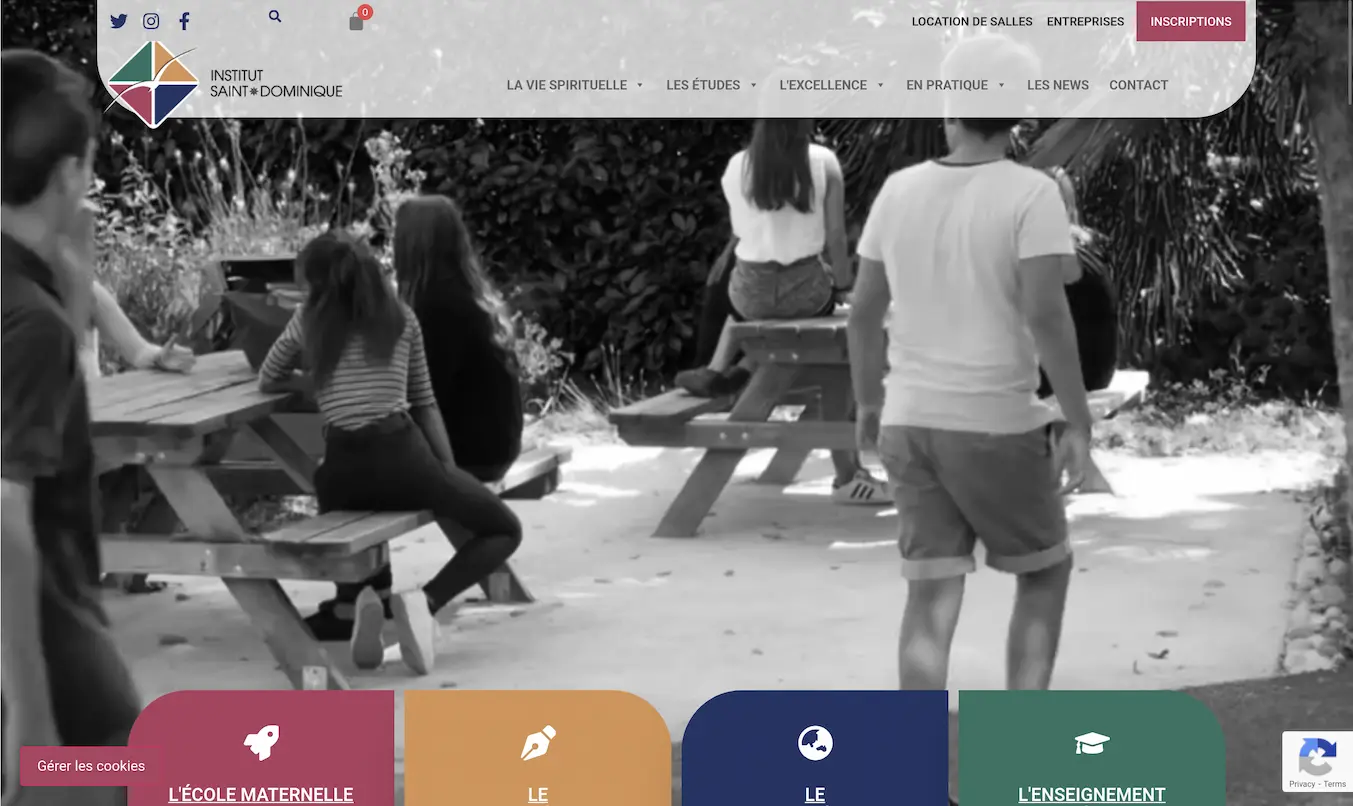 Refonte du site web de l’Institut Saint-Dominique : Une vitrine digitale à la hauteur d’une institution paloise
