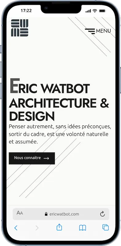 Refonte site internet Pau — exemple mobile