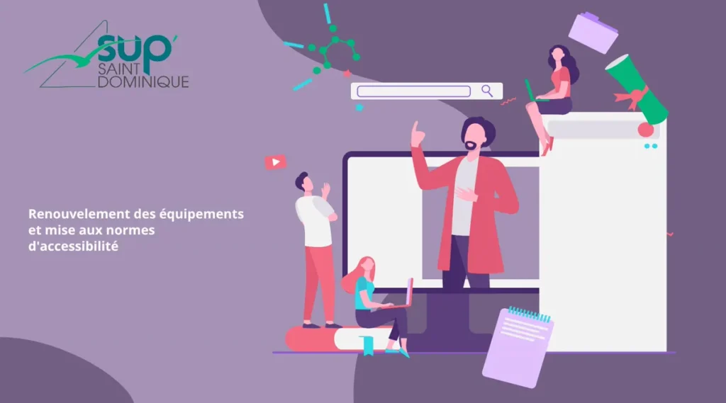 Vidéo motion design pour la taxe d&rsquo;apprentissage de Sup&rsquo;Saint-Dominique